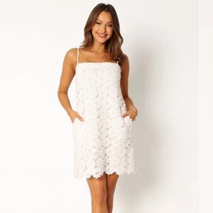 Petal & Pup Trinny mini dress white